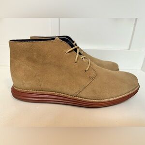 COLE HAAN LunarGrand Tan Suede Burnt Henna Chukka Desert Boots Mens Size 13